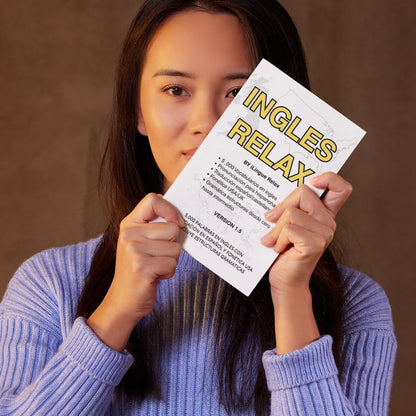 Ingles Relax - LIBRO FISICO 5,000 Palabras en ingles con pronunciación español y fonética USA e estructuras gramáticas en nivel desde cero hasta intermedio DIGITAL GRATIS