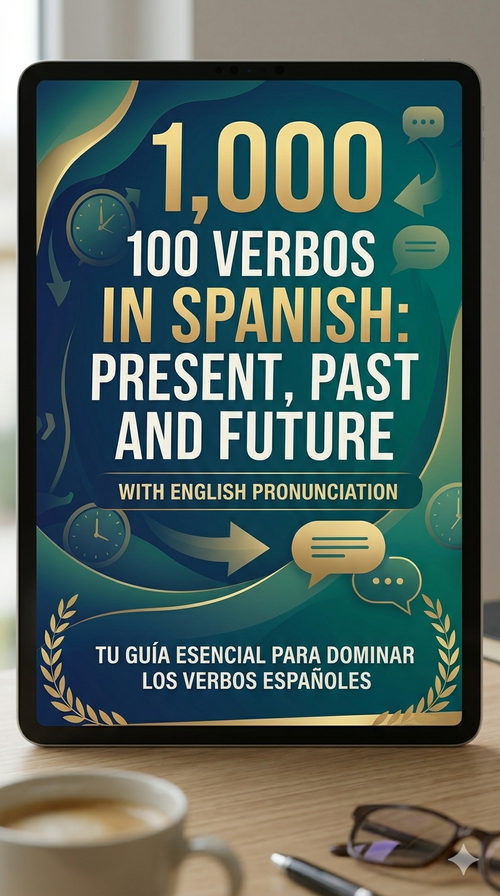 1,000 Verbs in Spanish: Past, Present and Future with English Pronunciation