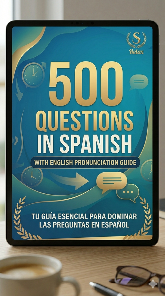 500 Questions in Spanish with English Pronunciation Guide